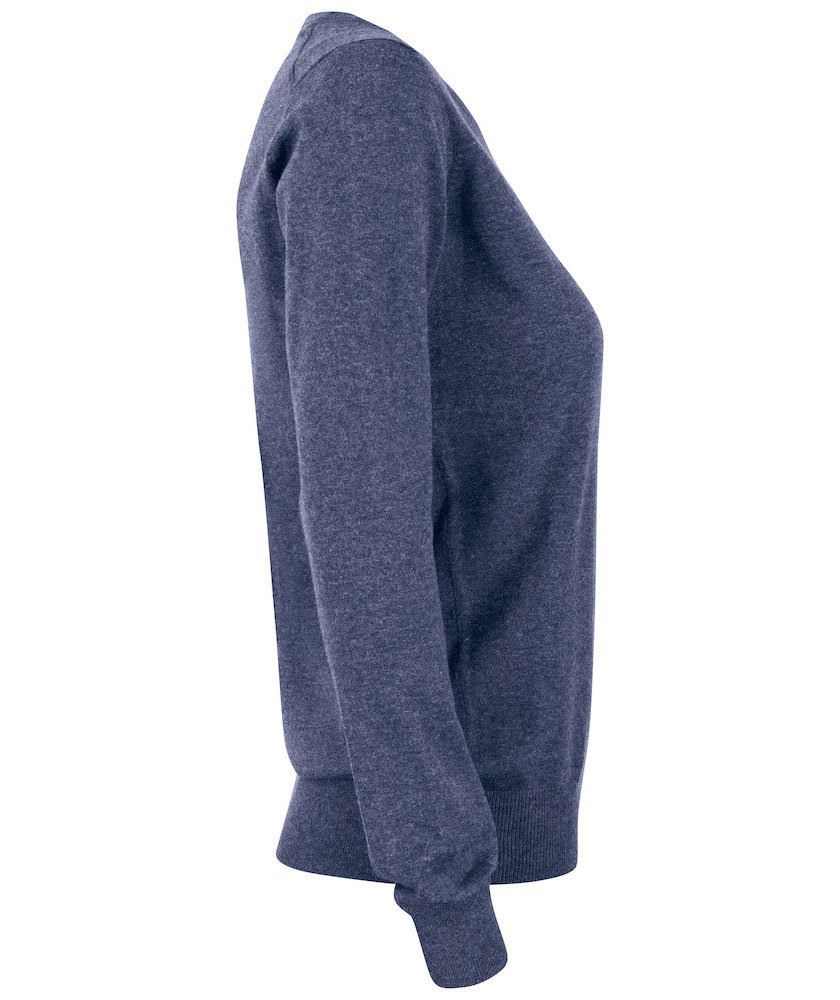 Cutter & Buck Oakville Crewneck dam, Navy melange, large image number 2