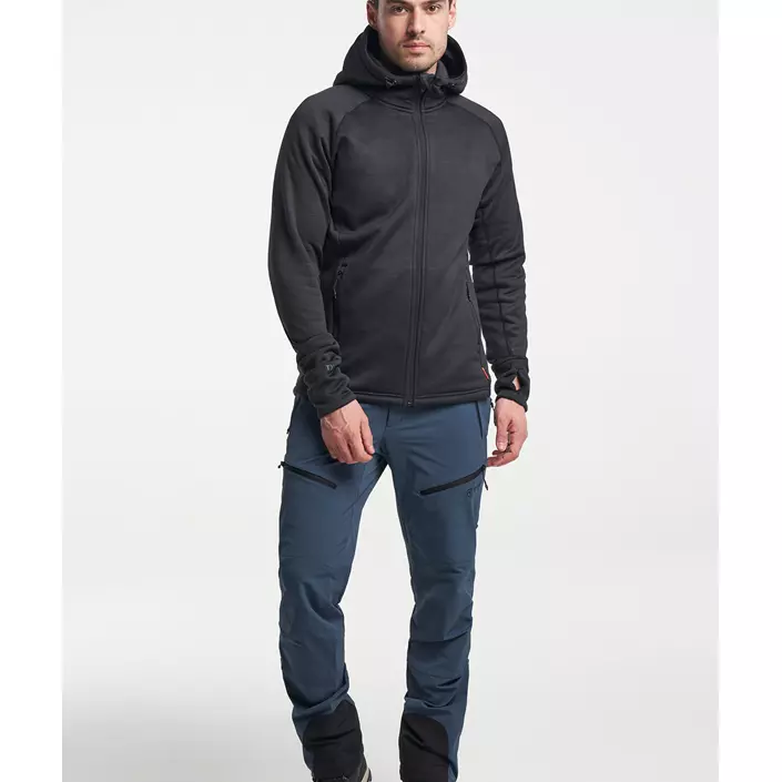 Tenson TXlite hoodie med blixtlås, Black, large image number 1