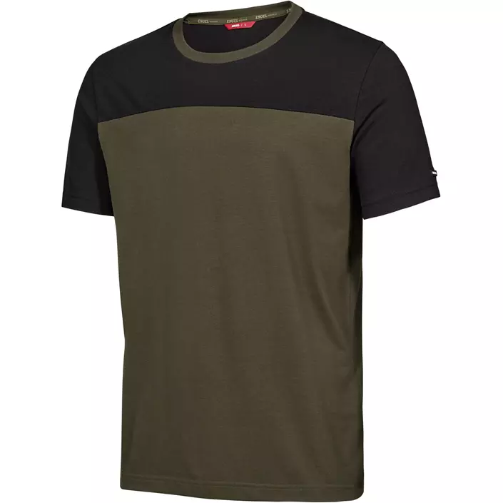 Engel Entire T-shirt, Forest Green/Black, large image number 5