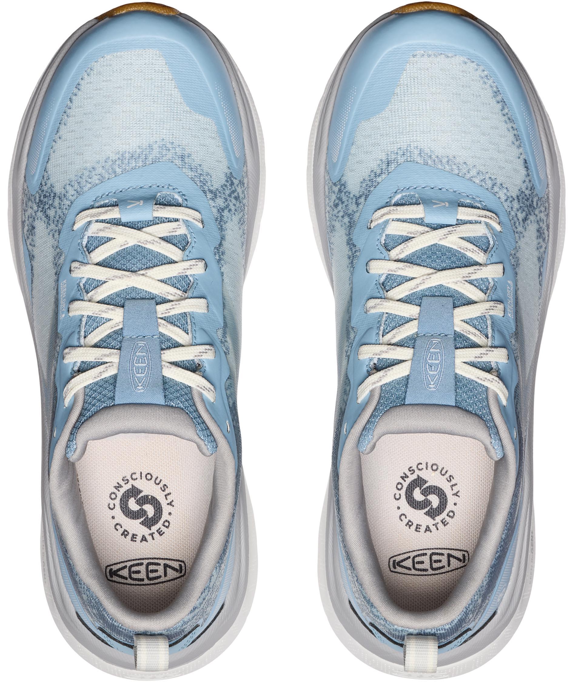 Keen Leiki WP women's hiking shoes, Skyway/star white, large image number 5