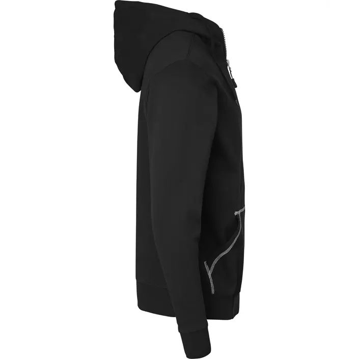 Top Swede hoodie with zipper 0302, Black, large image number 2