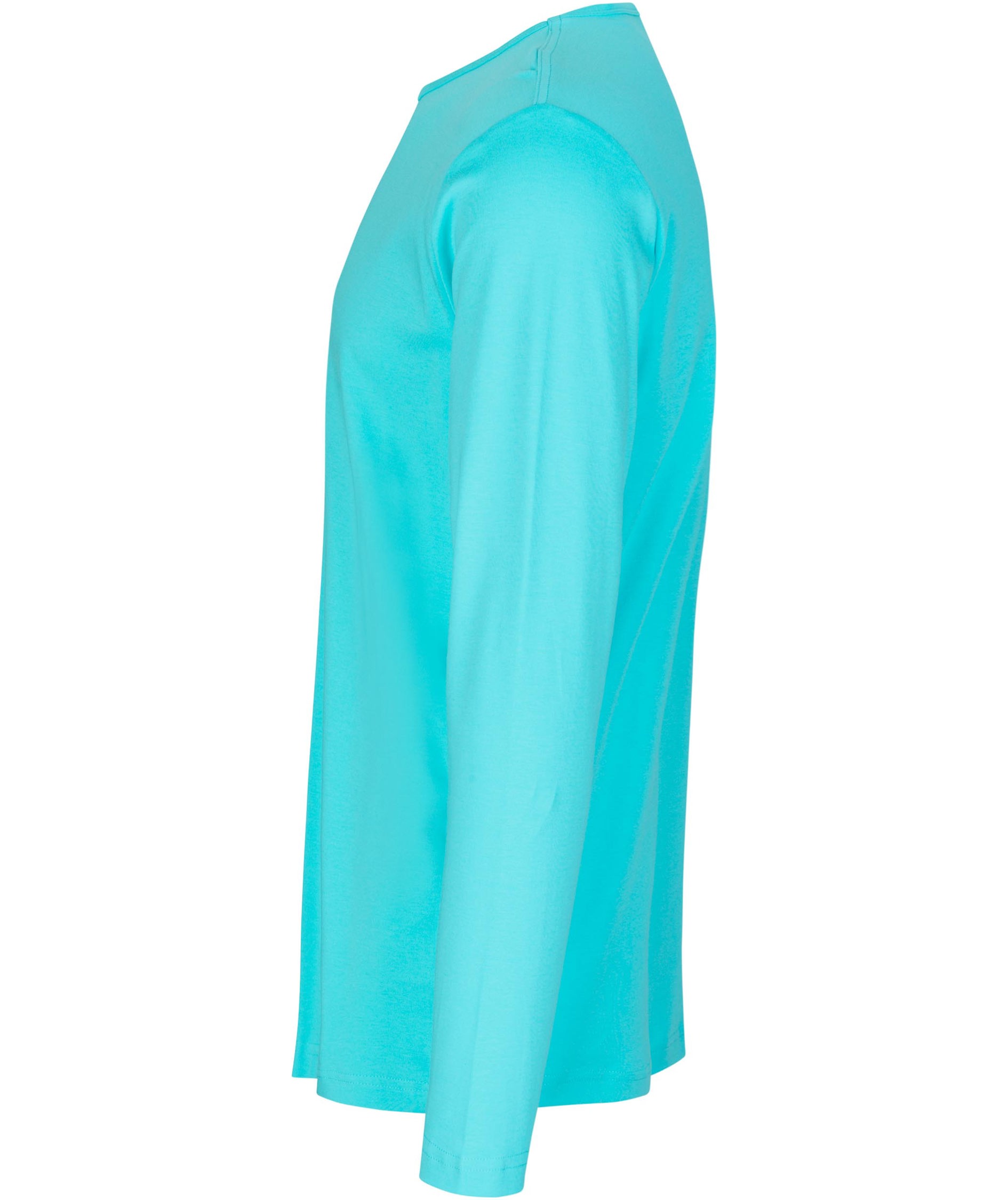 ID Interlock langermet T-skjorte, Mint, large image number 2