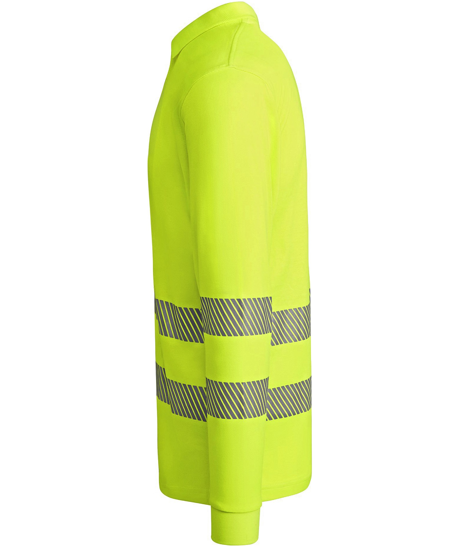 Roly Workwear Atrio long-sleeved polo shirt, Hi-Vis Yellow, large image number 2