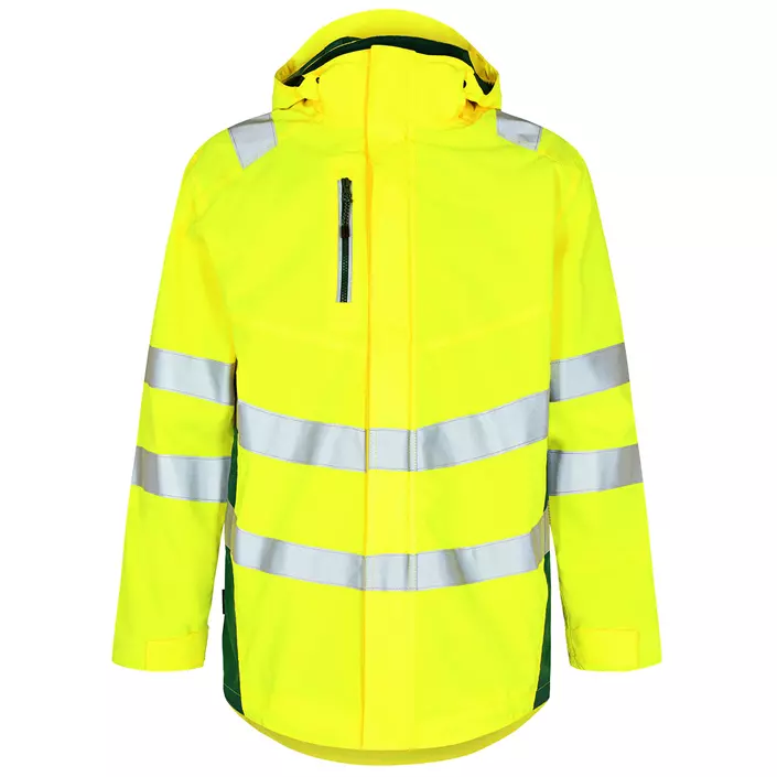 Engel Safety parka skaljakke, Hi-vis Gul/Grøn, large image number 0