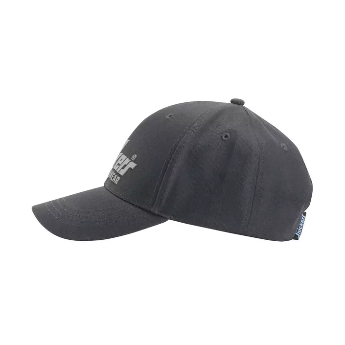 Snickers logo cap, Steel Grey/Black, Steel Grey/Black, large image number 2