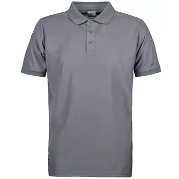 GEYSER funktionel polo T-shirt, Silver Grey