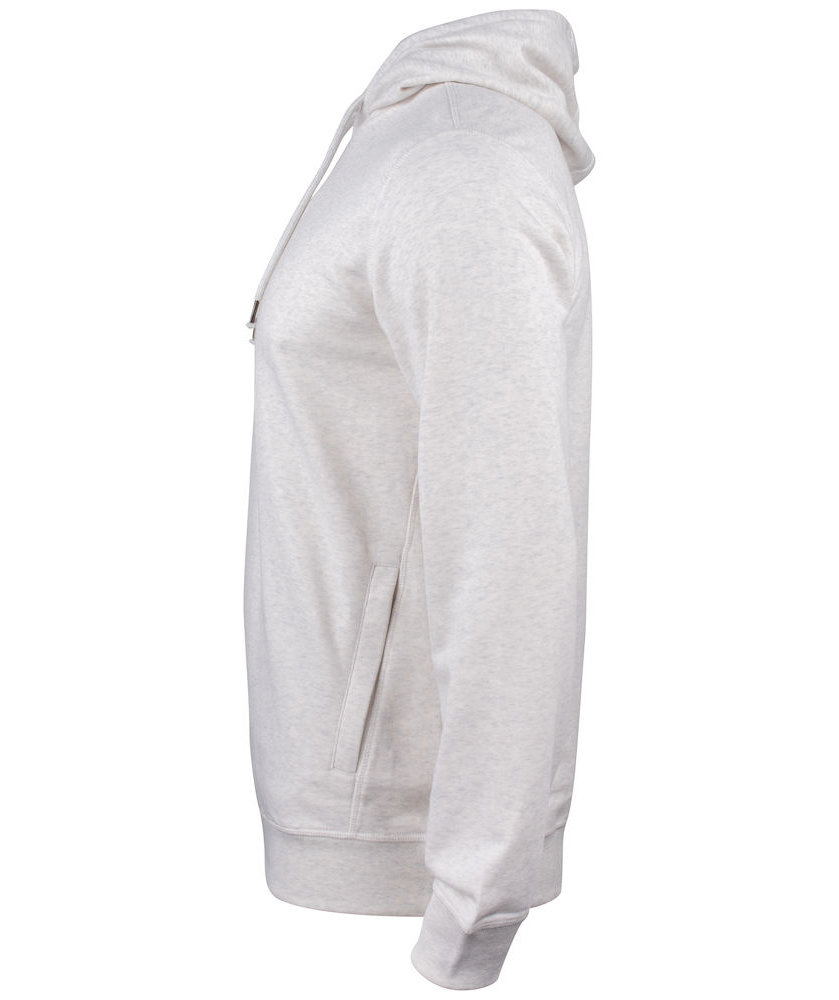 Clique Premium OC hoodie, Light grey mottled, large image number 3