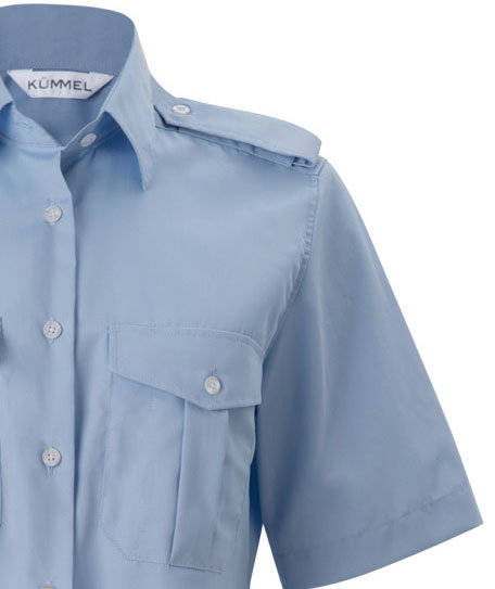 K&uuml;mmel Lisa Classic fit kort&auml;rmad pilotskjorta dam