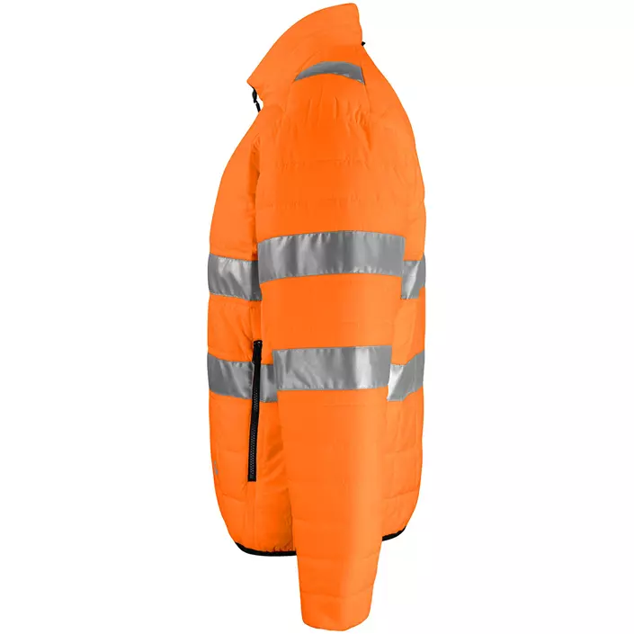 ProJob quilted work jacket 6444, Hi-Vis Orange/Black, large image number 2
