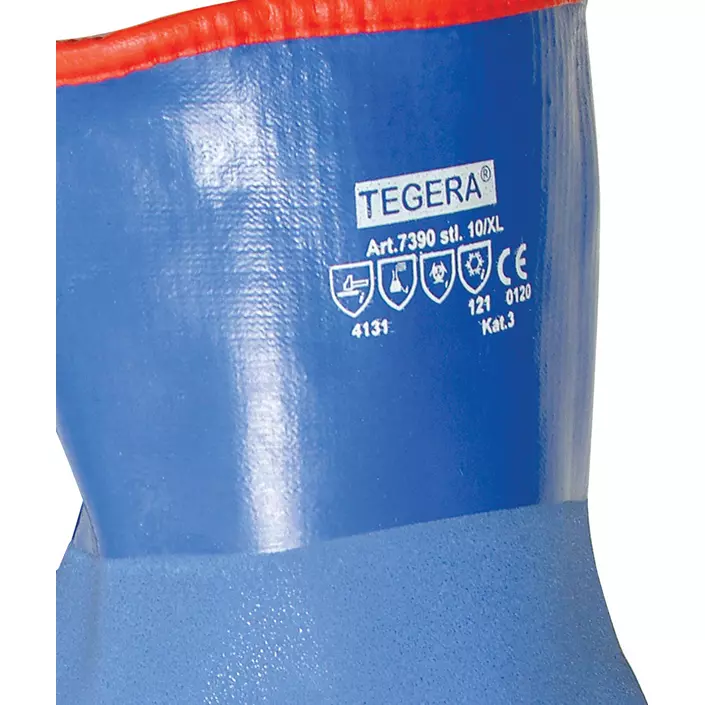 Tegera 7390 winter chemical protective gloves, Blue, large image number 1