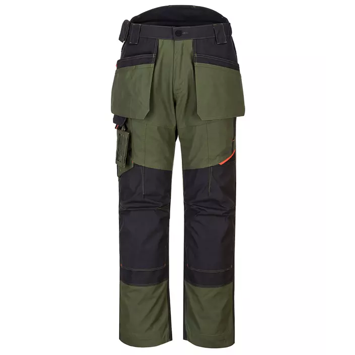 Portwest WX3 craftsmens trousers Full stretch, Olive, large image number 0