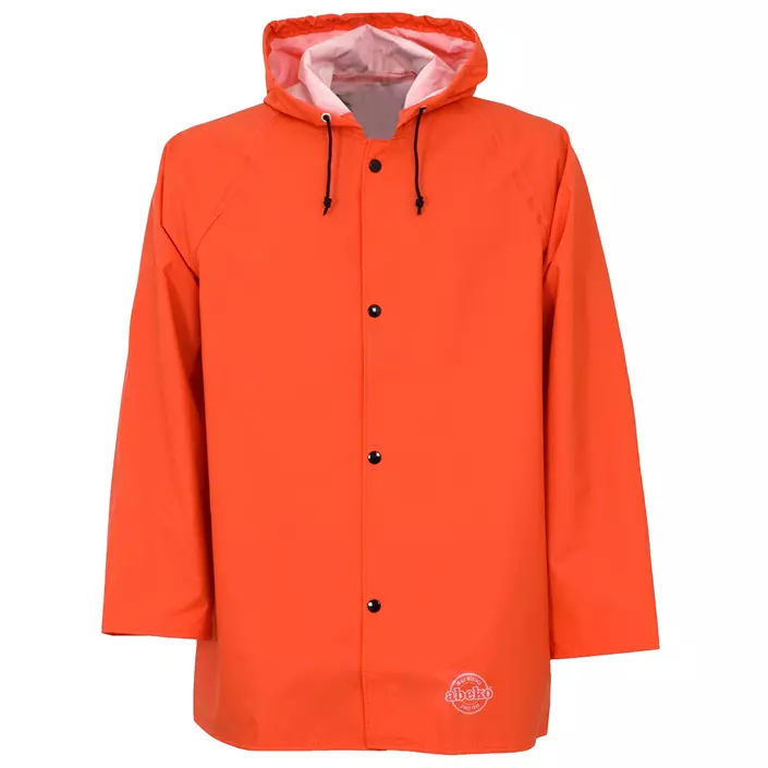 Abeko Atec PU rain jacket, Orange, large image number 0