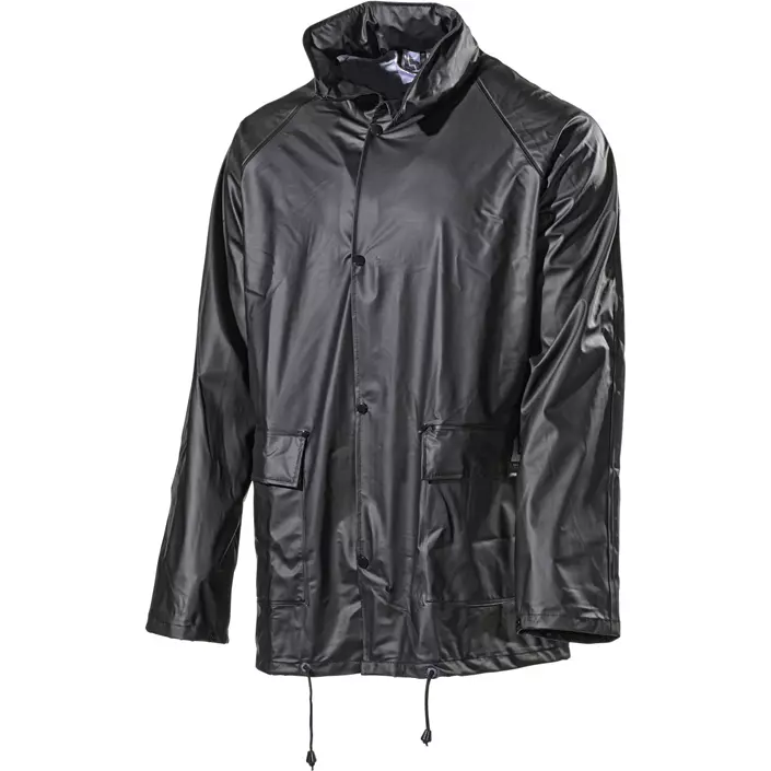 L.Brador rain jacket 903PU, Black, large image number 0