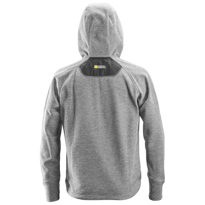 Snickers FlexiWork fleece hoodie 8041, Grey/Black, large image number 1