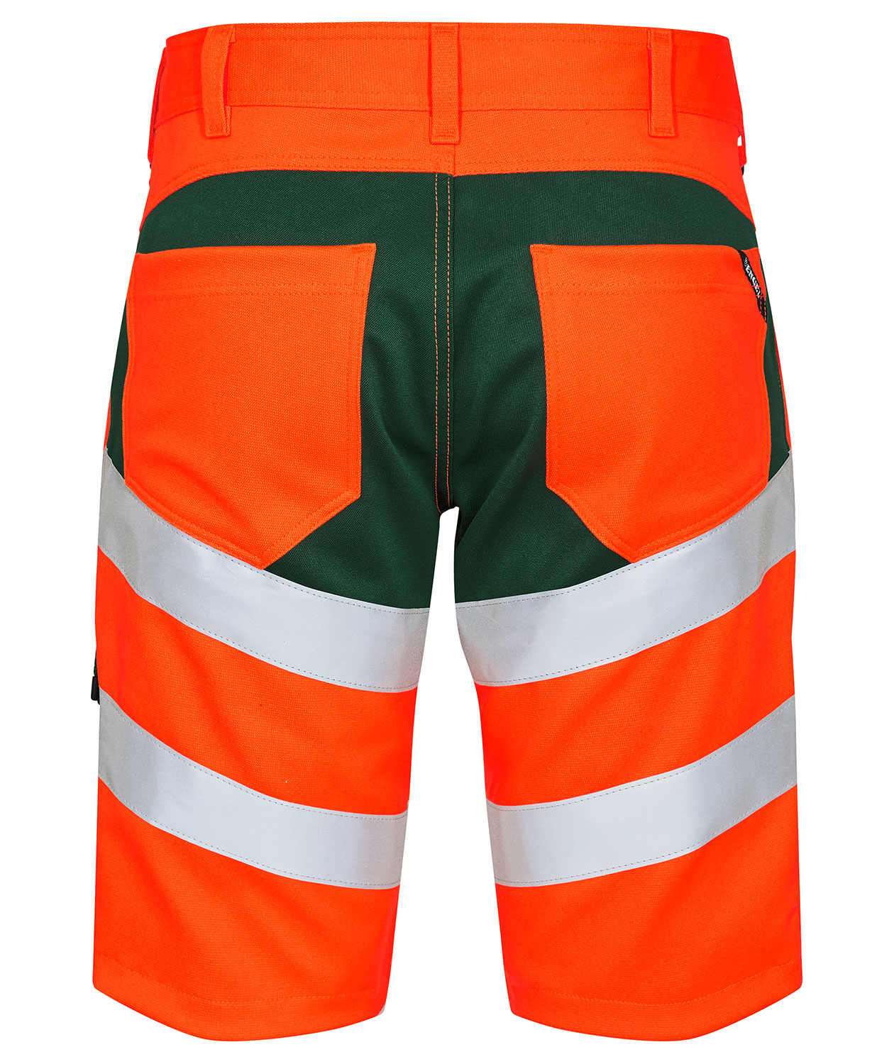 Engel Safety arbetsshorts, Varsel Orange/Gr&ouml;n