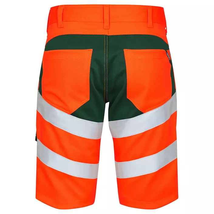 Engel Safety work shorts, Hi-vis Orange/Green, large image number 1