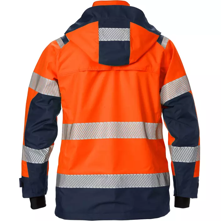 Fristads Airtech women's shell jacket 4518, Hi-vis Orange/Marine, large image number 1