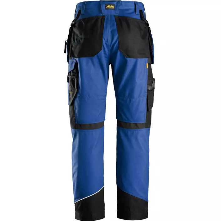Snickers RuffWork Canvas+ craftsman trousers 6214, Blue/Black, large image number 1