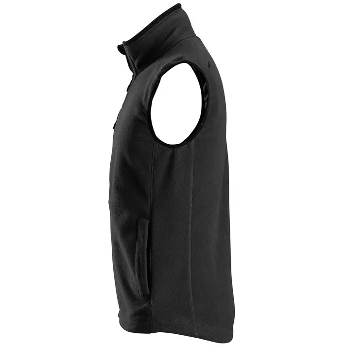 Snickers AllroundWork fleece vest, Black, large image number 2