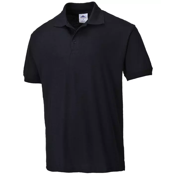 Portwest Napels polo shirt, Black, large image number 0