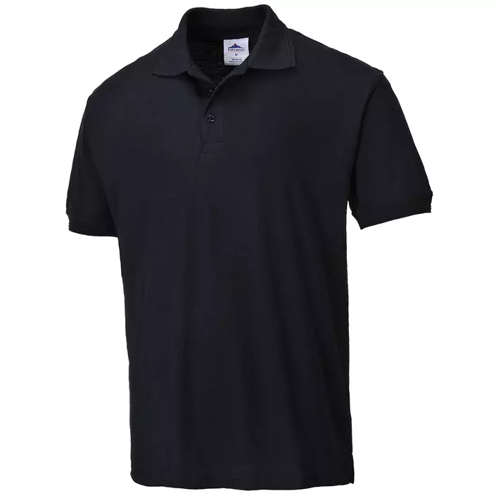 Portwest Napels polo shirt, Black, large image number 0