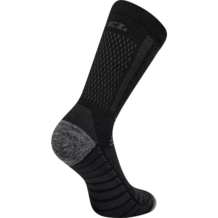 Engel work socks with merino wool, Black/Anthracite, large image number 1