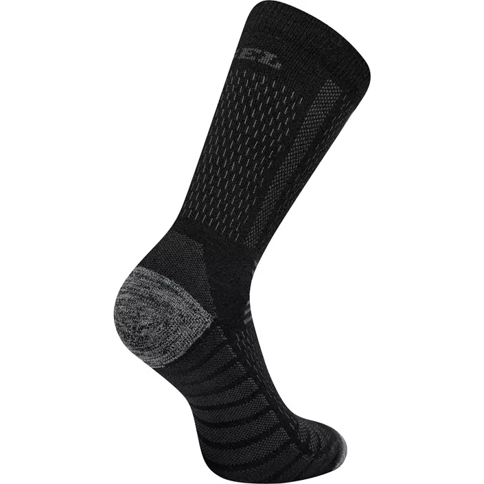 Engel work socks with merino wool, Black/Anthracite, large image number 1