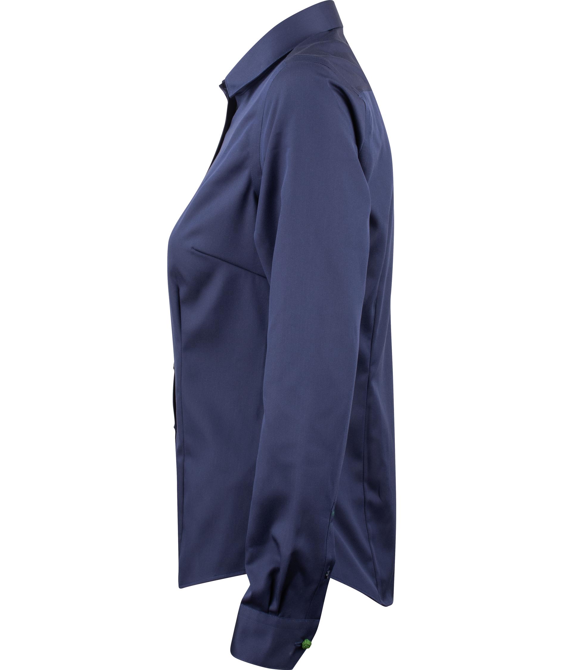 J. Harvest & Frost Twill Green Bow O1 lady fit skjorta, Navy, large image number 2