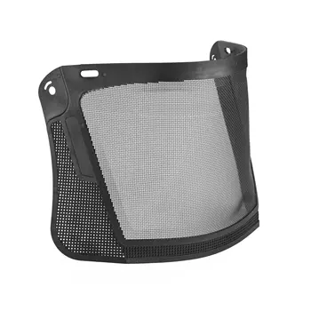 Hellberg Safe visor with nylon mesh, Black