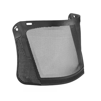 Hellberg Safe visor with nylon mesh, Black