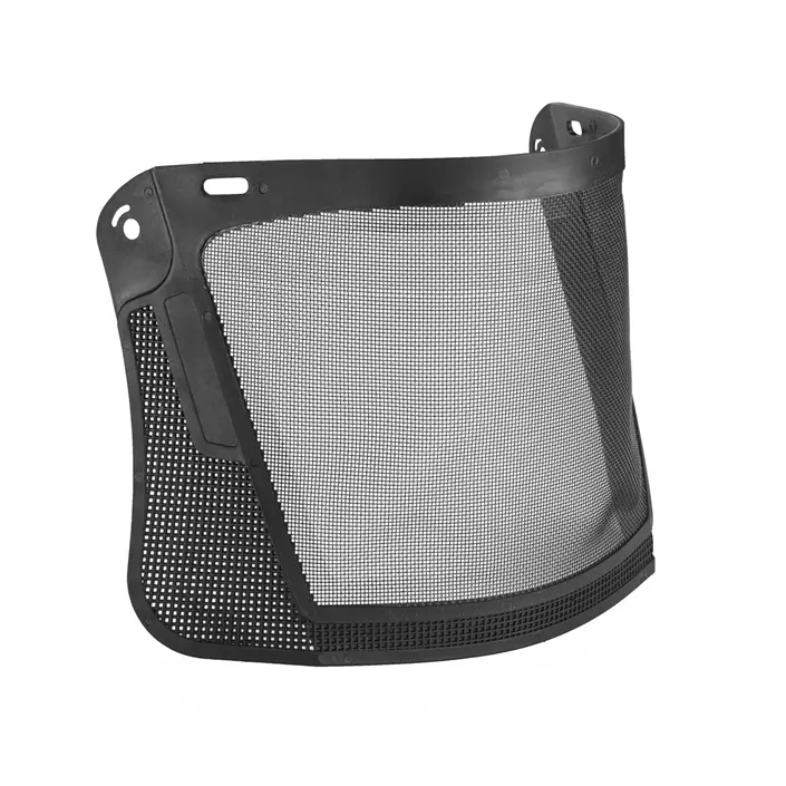 Hellberg Safe visor with nylon mesh, Black, Black, large image number 0