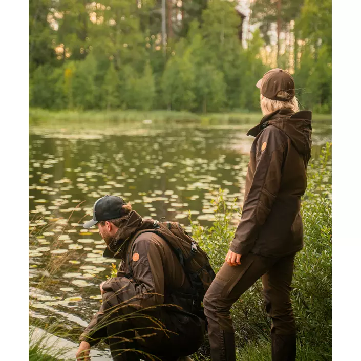 Pinewood Finnveden Hybrid friluftsjakke, Dark brown, large image number 4