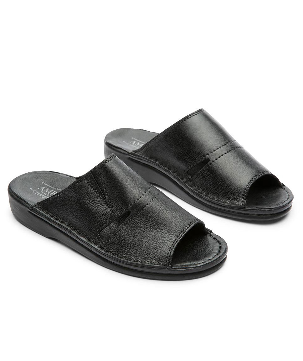 Ambr&eacute; Spike sandaler, Svart