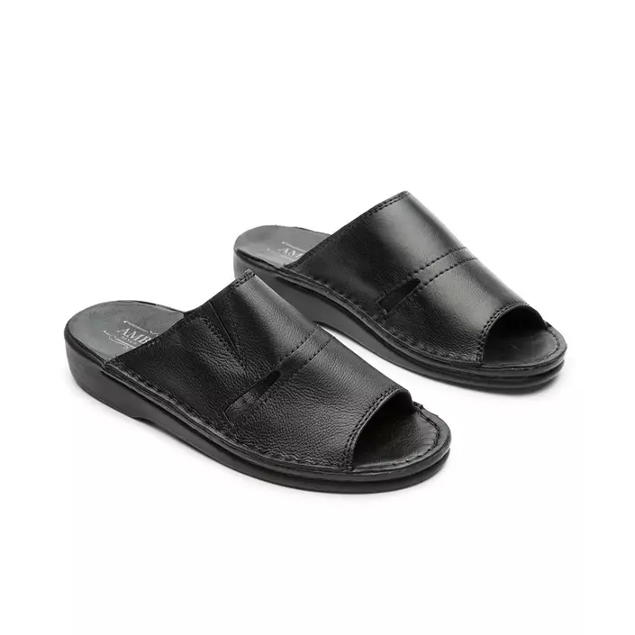 Ambré Spike sandals, Black, large image number 1