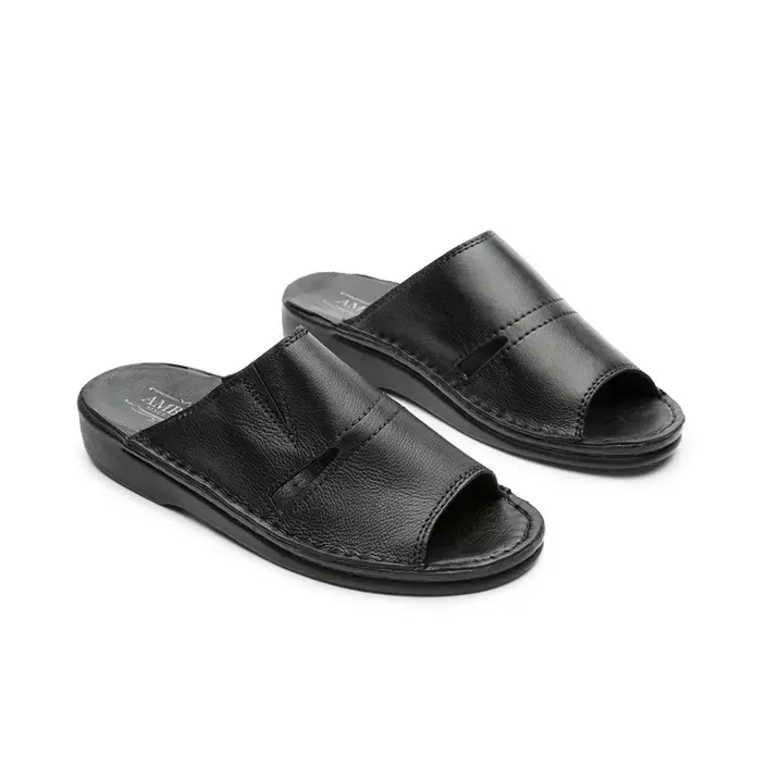 Ambré Spike sandals, Black, large image number 1