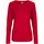 ID Interlock  Langärmliges Damen T-shirt, Red, Red, swatch