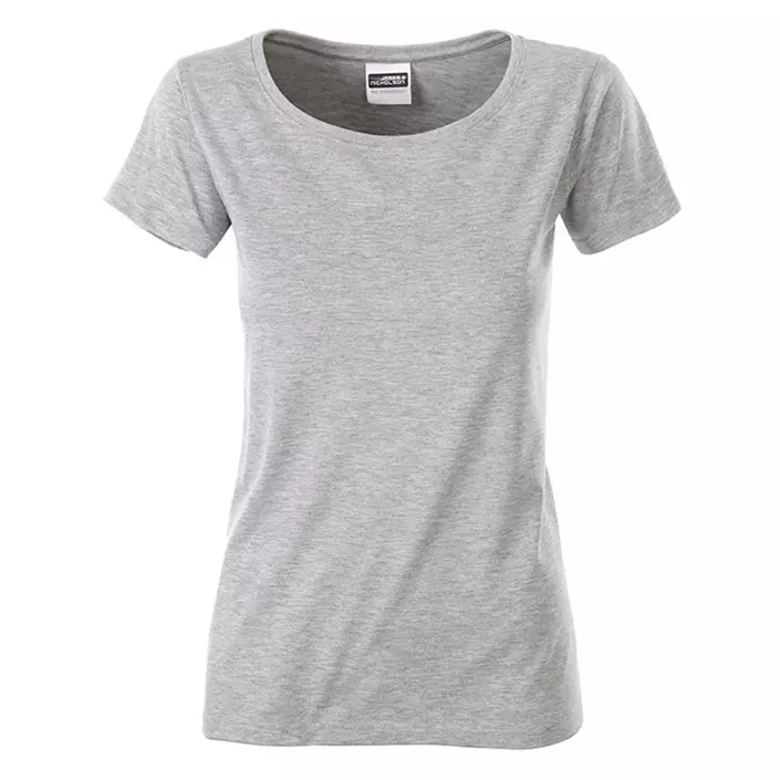 James & Nicholson Casual T-shirt dam, Grey-Heather, large image number 0