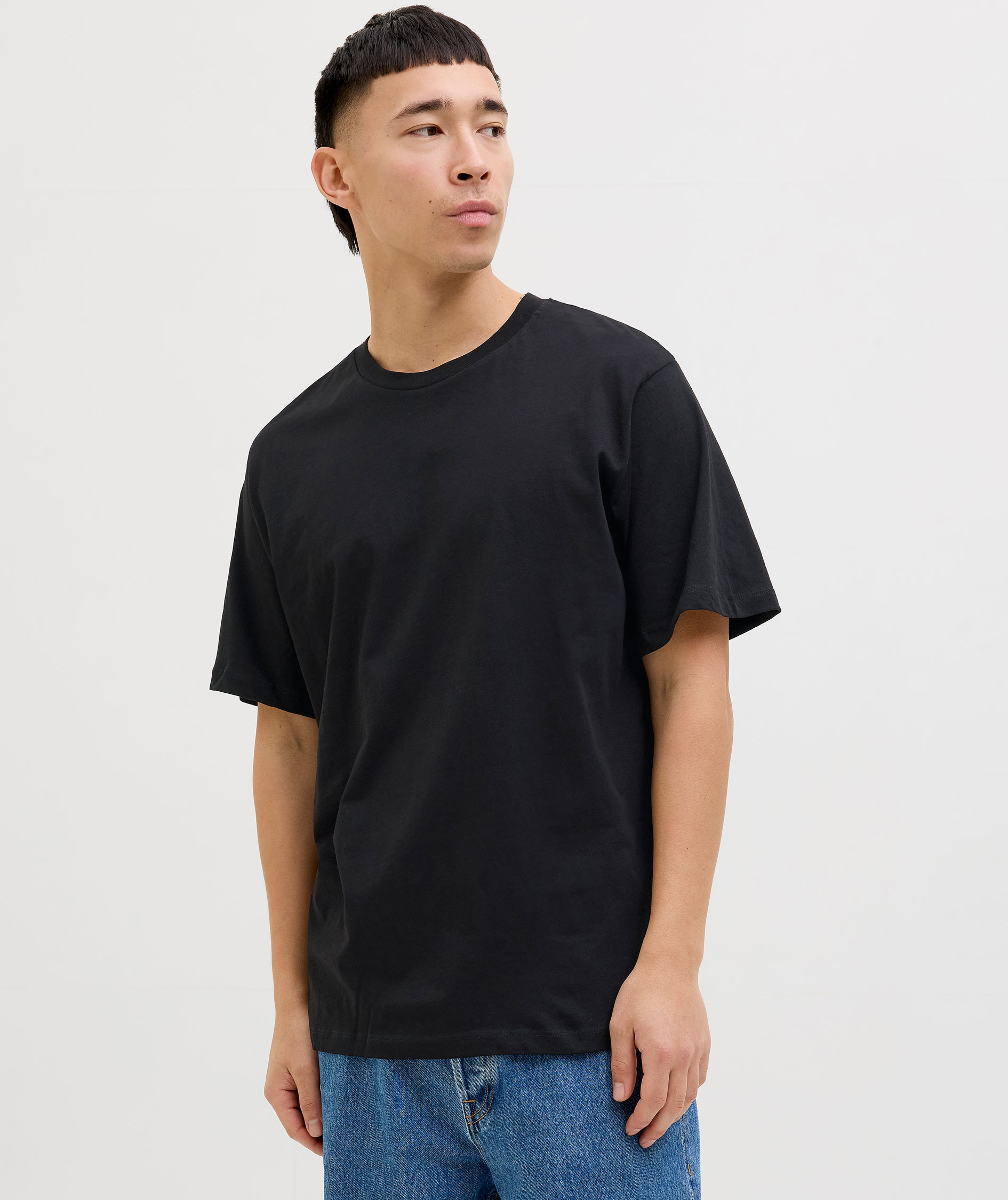 Jack & Jones JJHUGO 5-pack T-shirt, White/black, large image number 6