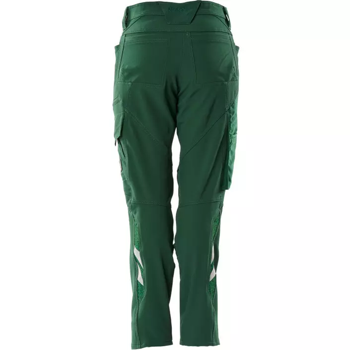 Mascot Accelerate diamond fit women's work trousers full stretch, Green, large image number 1