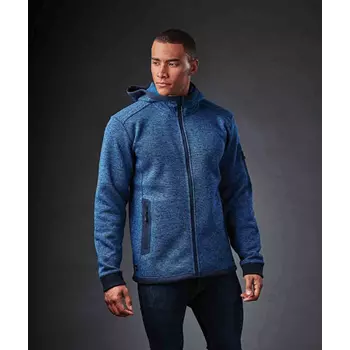 Stormtech Juneau knitted jacket, Blue Melange