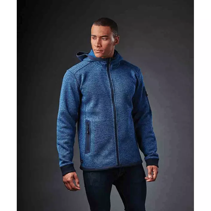 Stormtech Juneau Strickjacke, Blau Meliert, large image number 1