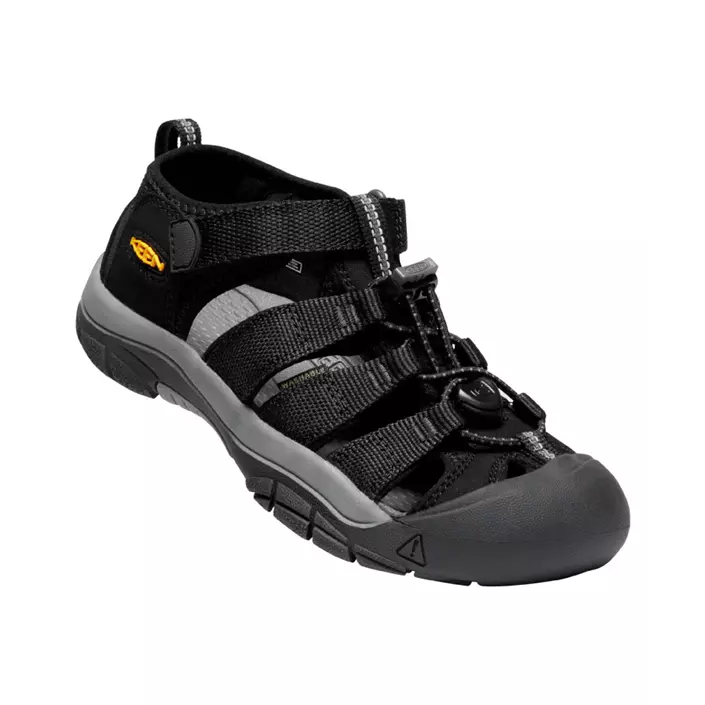 Keen Newport H2 Y junior sandaler, Black/Yellow, large image number 0