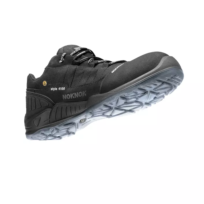NOKNOK 4100 safety shoes S1P, Black, large image number 3
