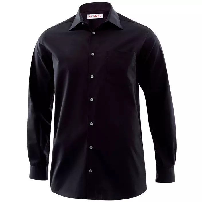 Kümmel Frankfurt Classic fit skjorta med bröstficka och extra ärmlängd, Svart, large image number 0