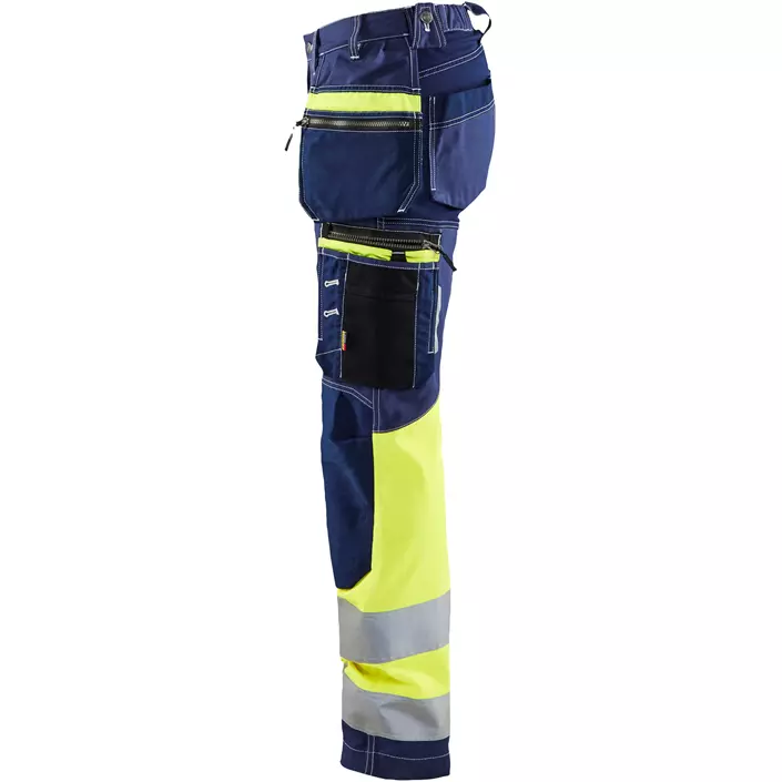 Blåkläder hantverksbyxa dam, Marin/Hi-Vis gul, large image number 4