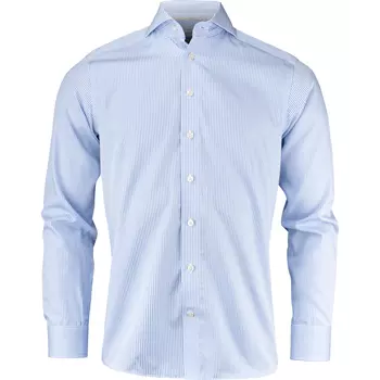 J. Harvest & Frost Twill Yellow Bow 50 regular fit skjorta, Sky Blue/Stripe