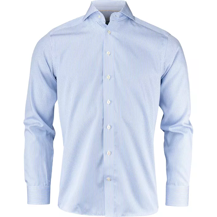 J. Harvest & Frost Twill Yellow Bow 50 regular fit skjorta, Sky Blue/Stripe, large image number 0
