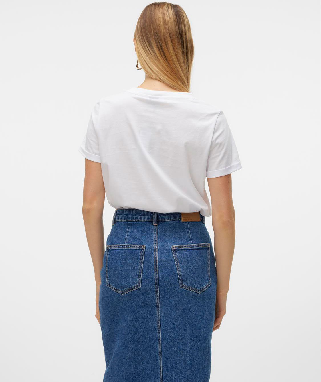 Vero Moda VMPAULA T-shirt, Bright White, large image number 1