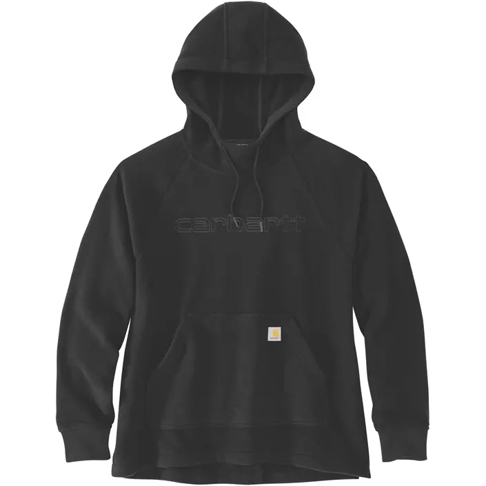Carhartt dame fleece hettegenser, Black, large image number 0
