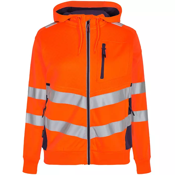 Engel Safety women's hoodie, Orange/Blue Ink, large image number 0